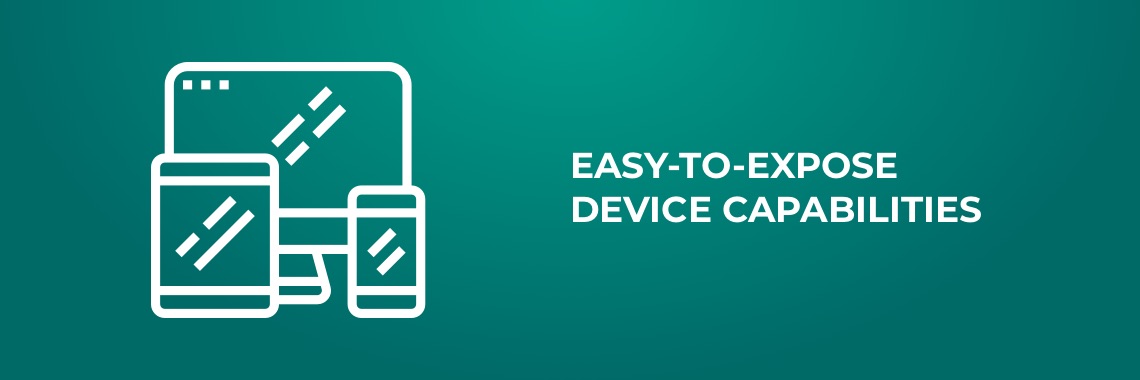 Advantages of hybrid apps - Easy-to-expose device capabilities