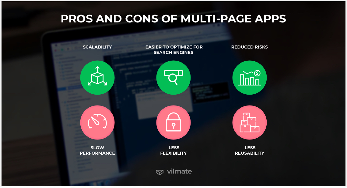 Pros and cons of multi-page apps