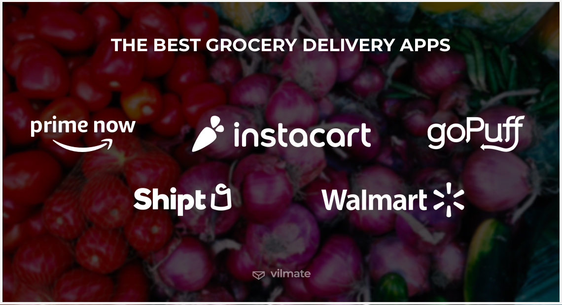 Examples of the best grocery delivery apps