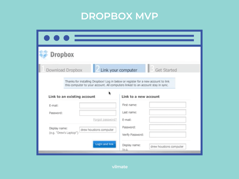 What did Dropbox's MVP look like?