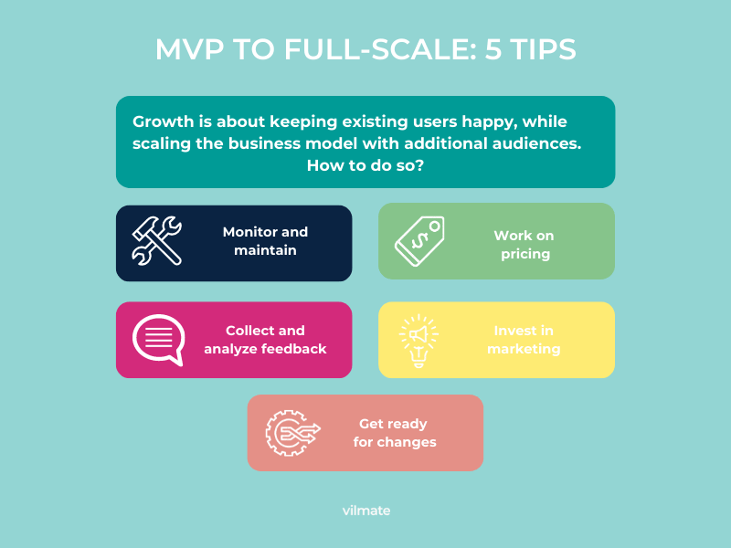 From MVP to a full-scale product: 5 tips