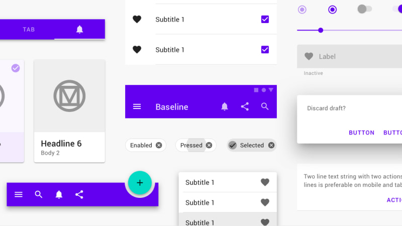 Mobile UX design blocks