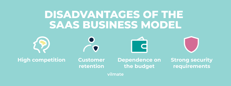 Disadvantages of the SaaS business model
