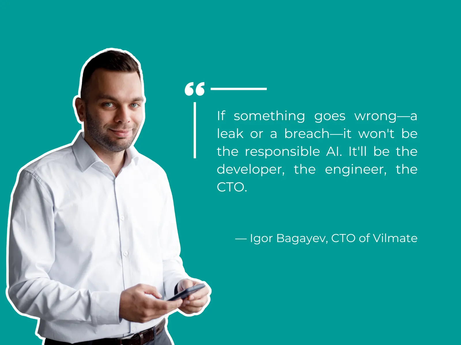 Igor Bagayev AI quote