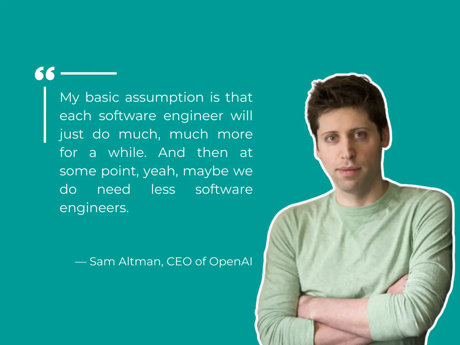 Sam Altman Ai quote