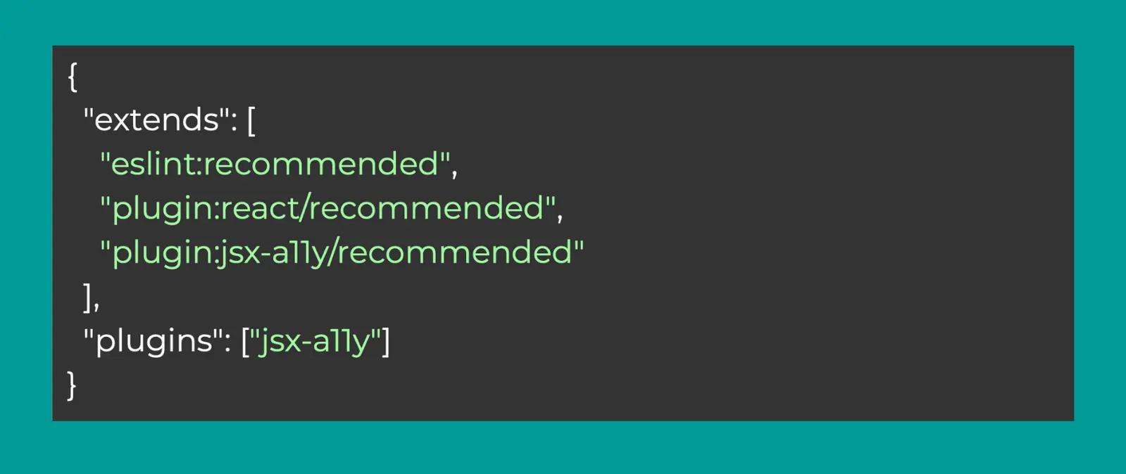 Configure ESLint with jsx-a11y