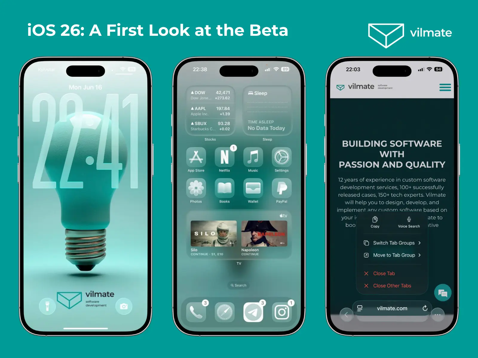 iOS 26: A First Look at the Beta