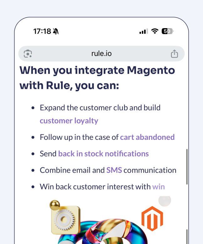 Magento 2 integration
